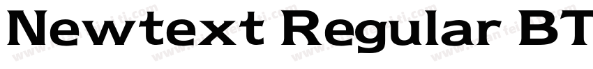 Newtext Regular BT字体转换
